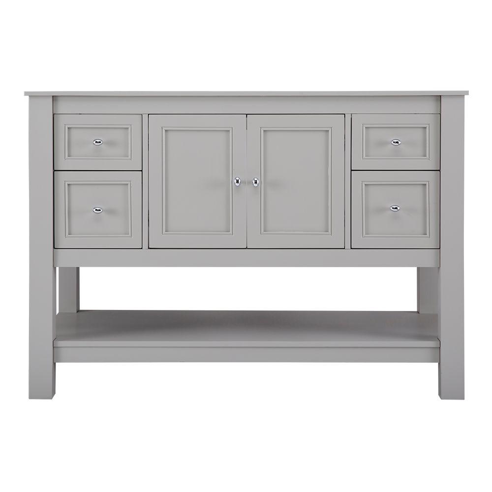 Home Decorators Collection Gazette 48 in. W Bath Vanity Cabinet Only in Grey was $799.0 now $559.3 (30.0% off)