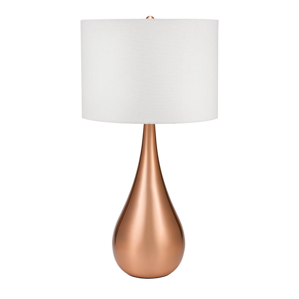 modern copper table lamp