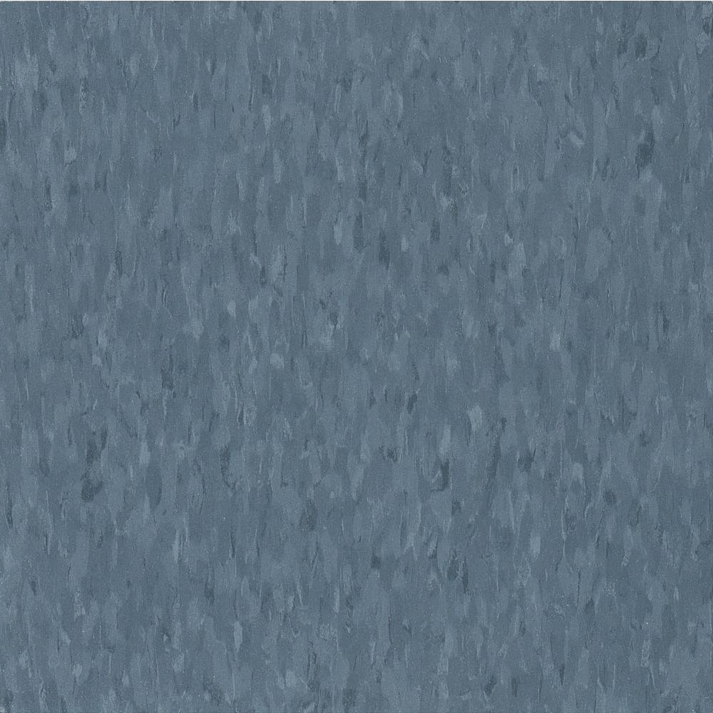 Armstrong Imperial Texture VCT 12 in. x 12 in. Grayed Blue Limestone