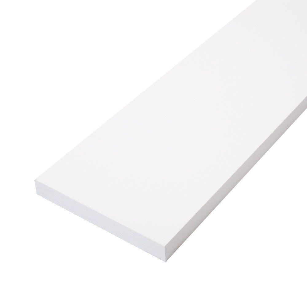 CMPC 1 in. x 6 in. x 16 ft. White Primed Finger-Joint Trim Board-702645 ...