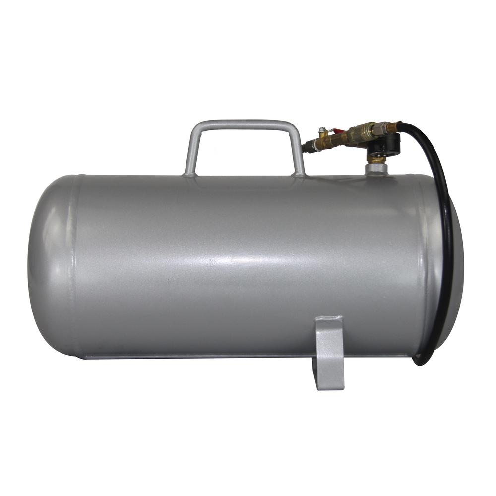 Silver California Air Tools CAT-AUX05A 5 Gallon Lightweight Portable Aluminum Air Tank