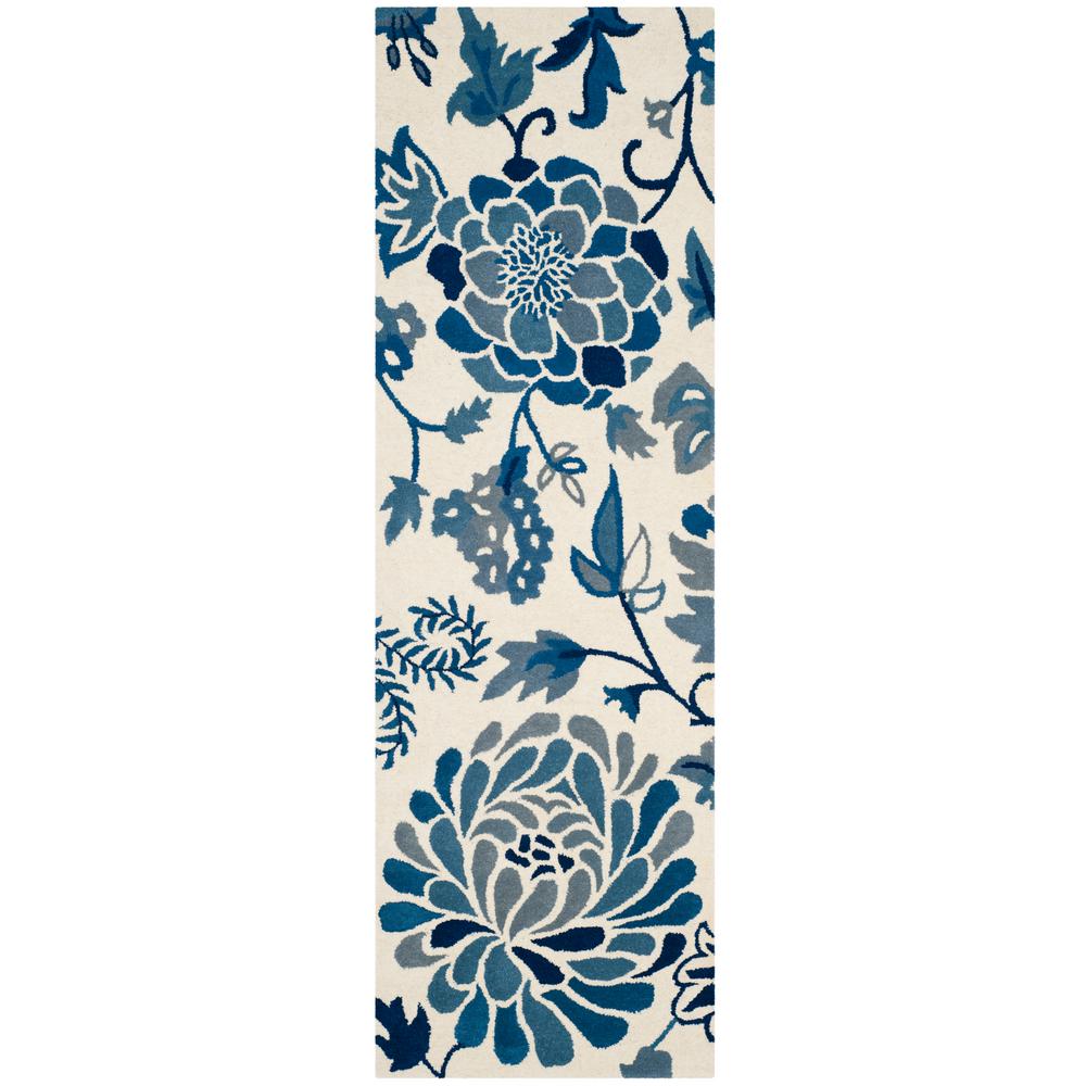 Safavieh Martha Stewart Azurite 2 ft. 3 in. x 10 ft ...