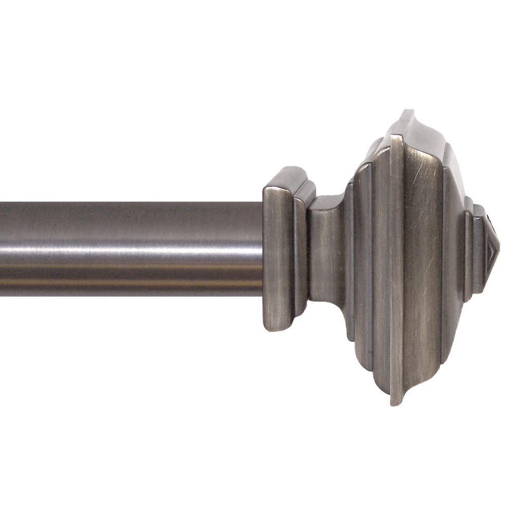 Classic Home 51 In 96 In Platinum Square Architectural Metal