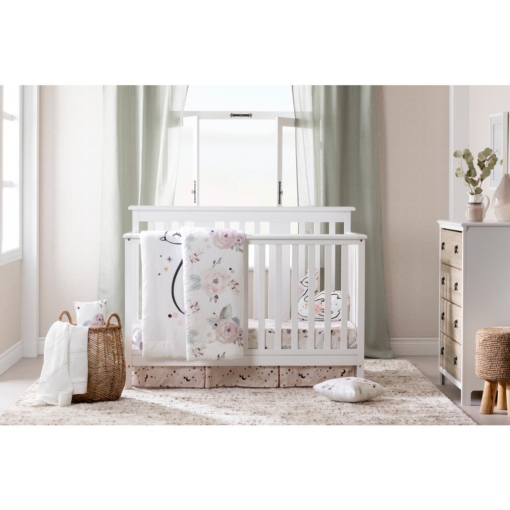 South S Dreamit 4 Piece White And Pink Fl Twin Baby South S Dreamit 4 Piece White And Pink Fl Twin Baby