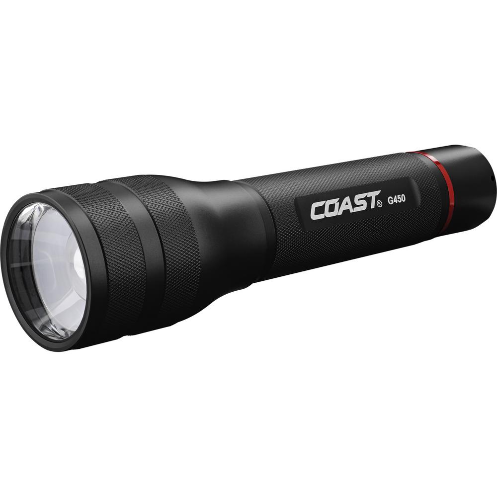 1132 lumens Coast HP314 Ultimate Distance LED Torch Spot to Flood Focusing