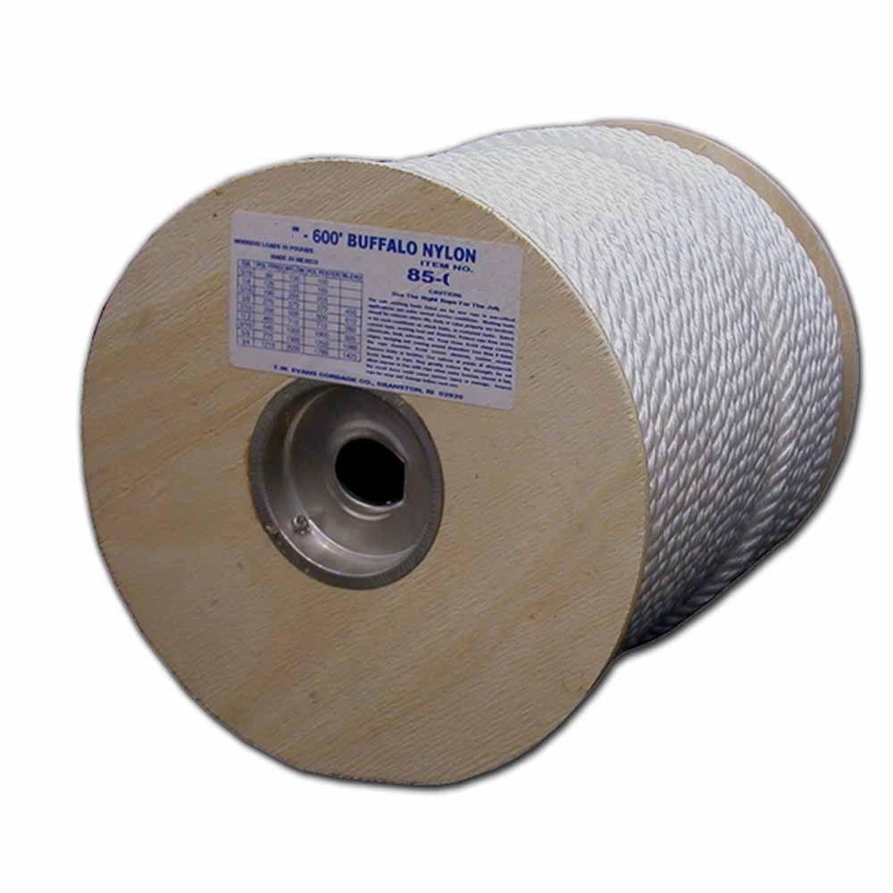 T.W Evans Cordage 46-088 Number-8 1//4-Inch Buffalo Cotton Sash Cord 2400-Feet Spool