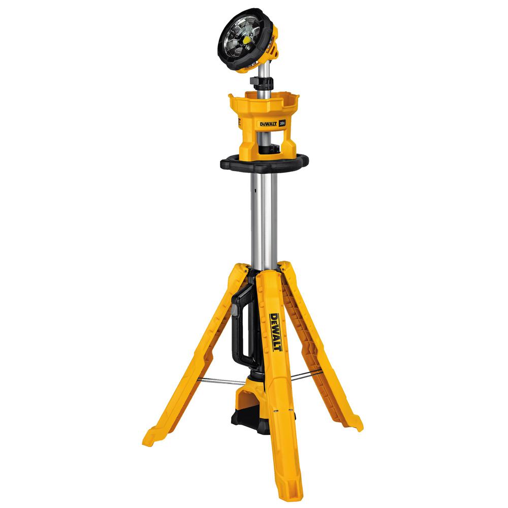 Dewalt 3000 Lumens 20 Volt Max Tripod Light Tool Only Dewalt 3000 Lumens 20 Volt Max Tripod Light Tool Only