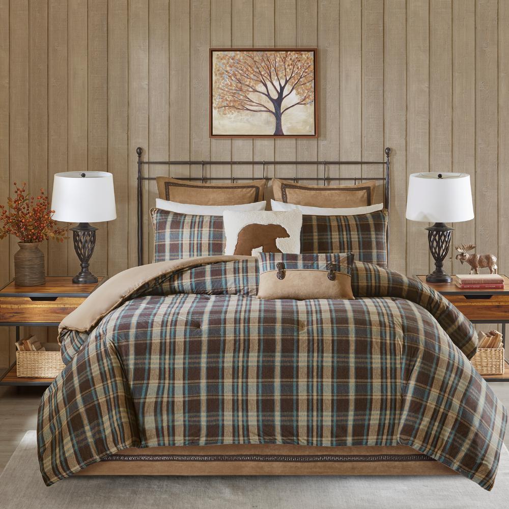 Woolrich Hadley 3 Piece Multicolored Twin Comforter Set Wr10 079