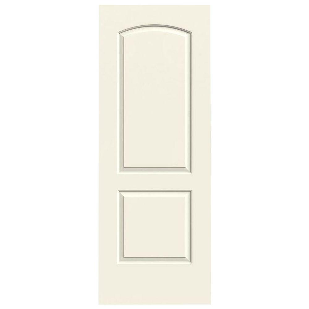 Jeld Wen 36 In X 80 In Continental Vanilla Painted Smooth Molded