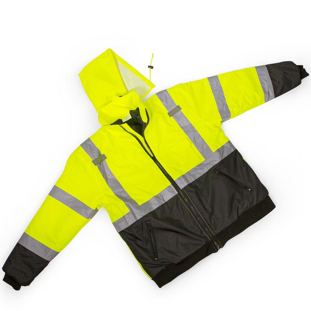 Stark XXXL Yellow Mesh High Visibility Reflective Class 3 Safety Vest Bomber Jacket 57836 The Home Depot Stark XXXL Yellow Mesh High Visibility Reflective Class 3 Safety Vest Bomber Jacket 57836 The Home Depot