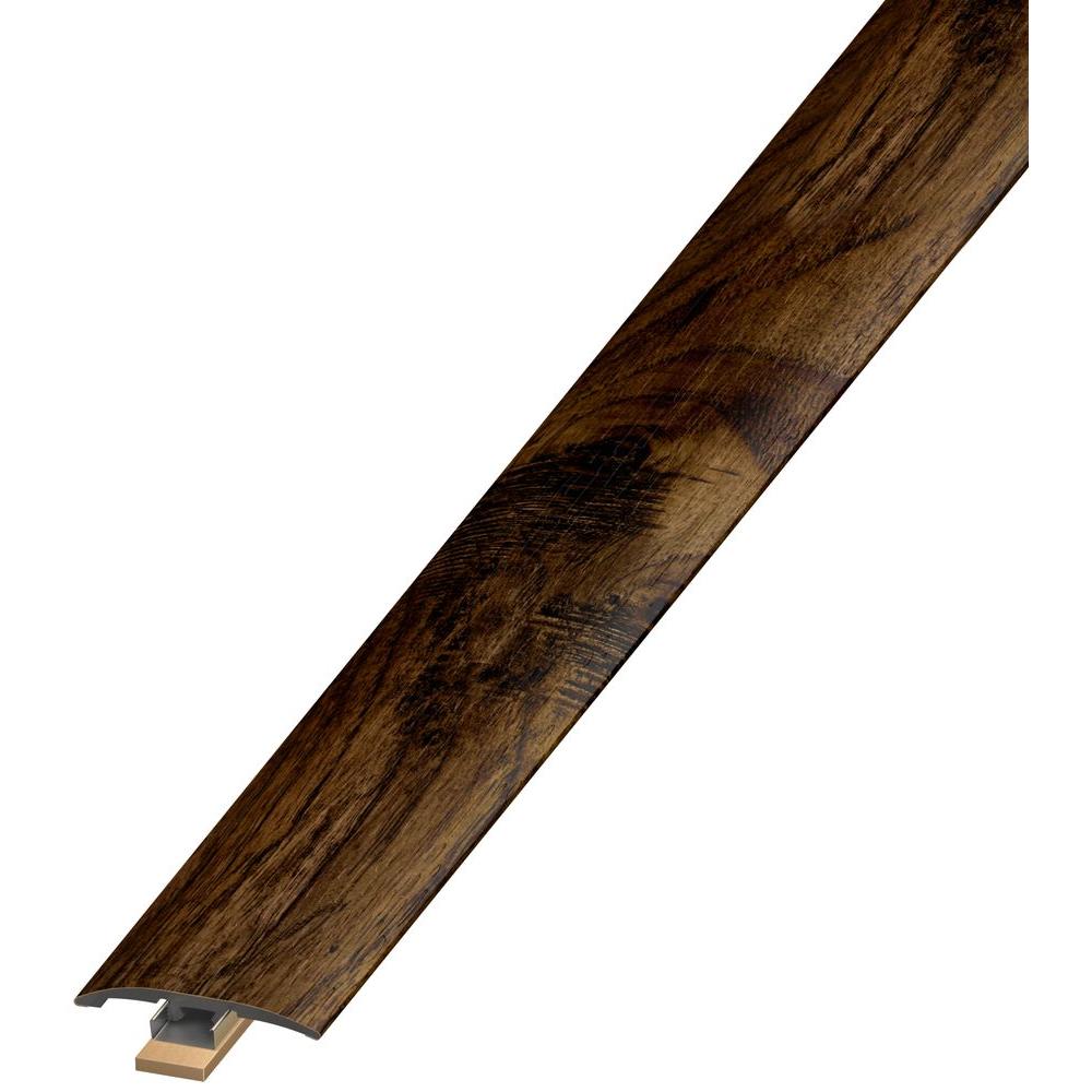 3 In 1 Waterproof Flooring The Home Depot Java Hickory 7 Mm Thick X 2 In Wide 94 Length Coordinating