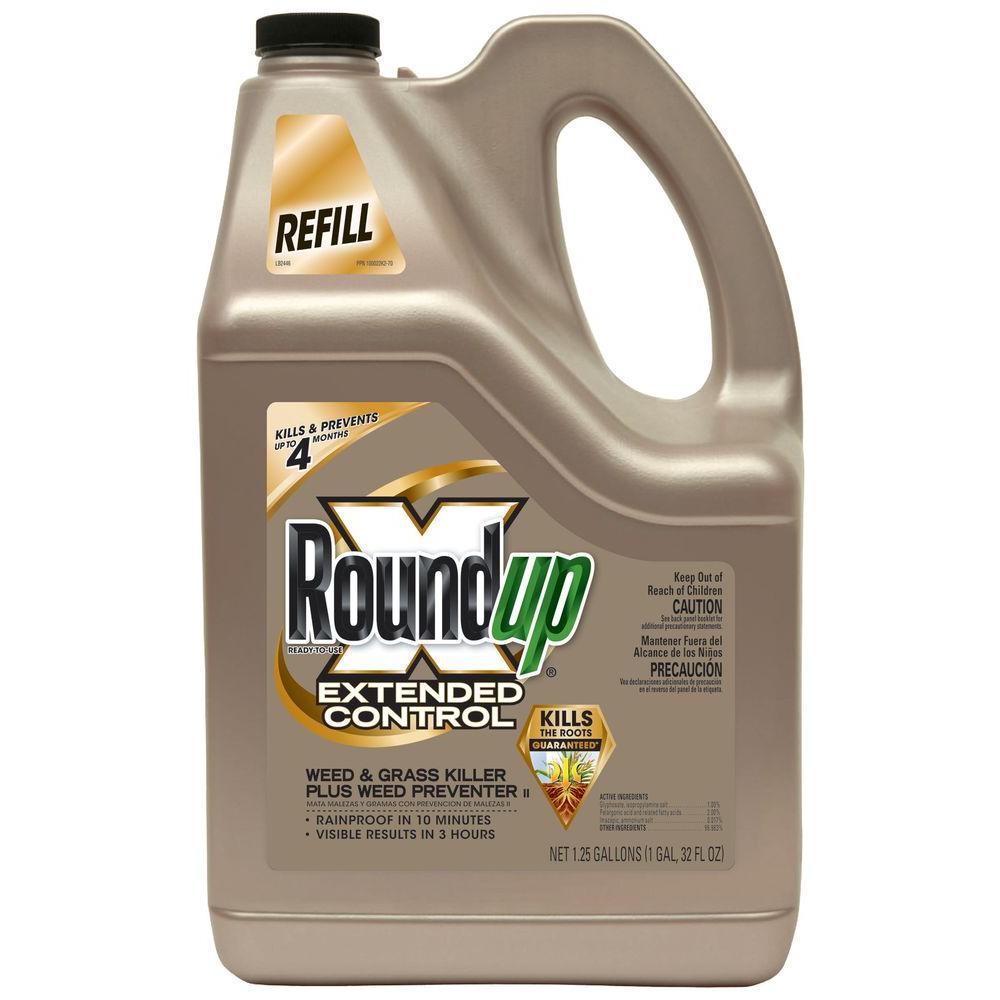 Roundup 125 Gal Ready To Use Extended Control Weed And Grass Killer Plus Preventer Refill 5708010 Roundup 125 Gal Ready To Use Extended Control Weed And Grass Killer Plus Preventer Refill 5708010