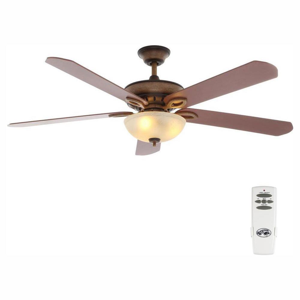 Hampton Bay Glendale 42 In Led Indoor Oil Rubbed Bronze