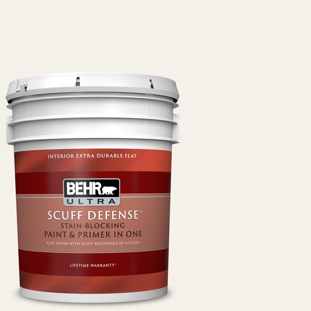 BEHR ULTRA 5 Gal. WB200 Popped Corn Extra Durable Flat Interior