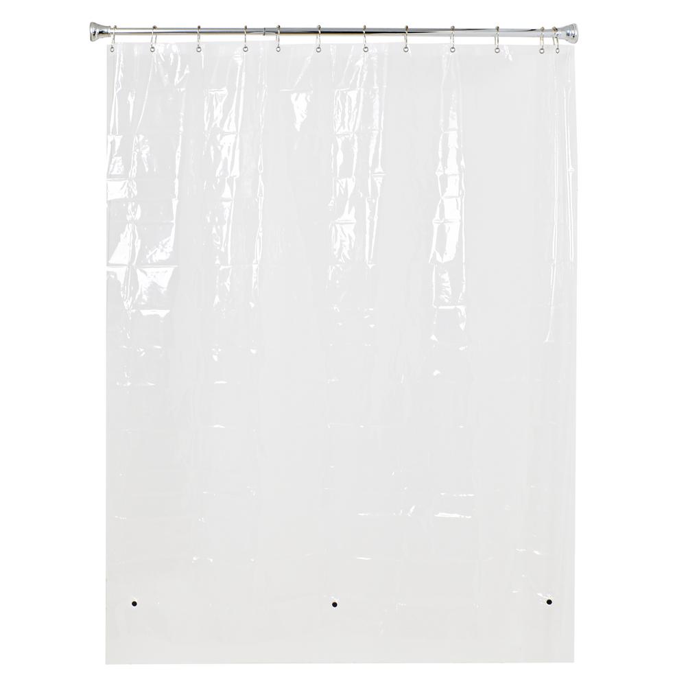 Mildew Resistant Shower Liners Accessories The Home Depot Mildew Resistant Shower Liners
