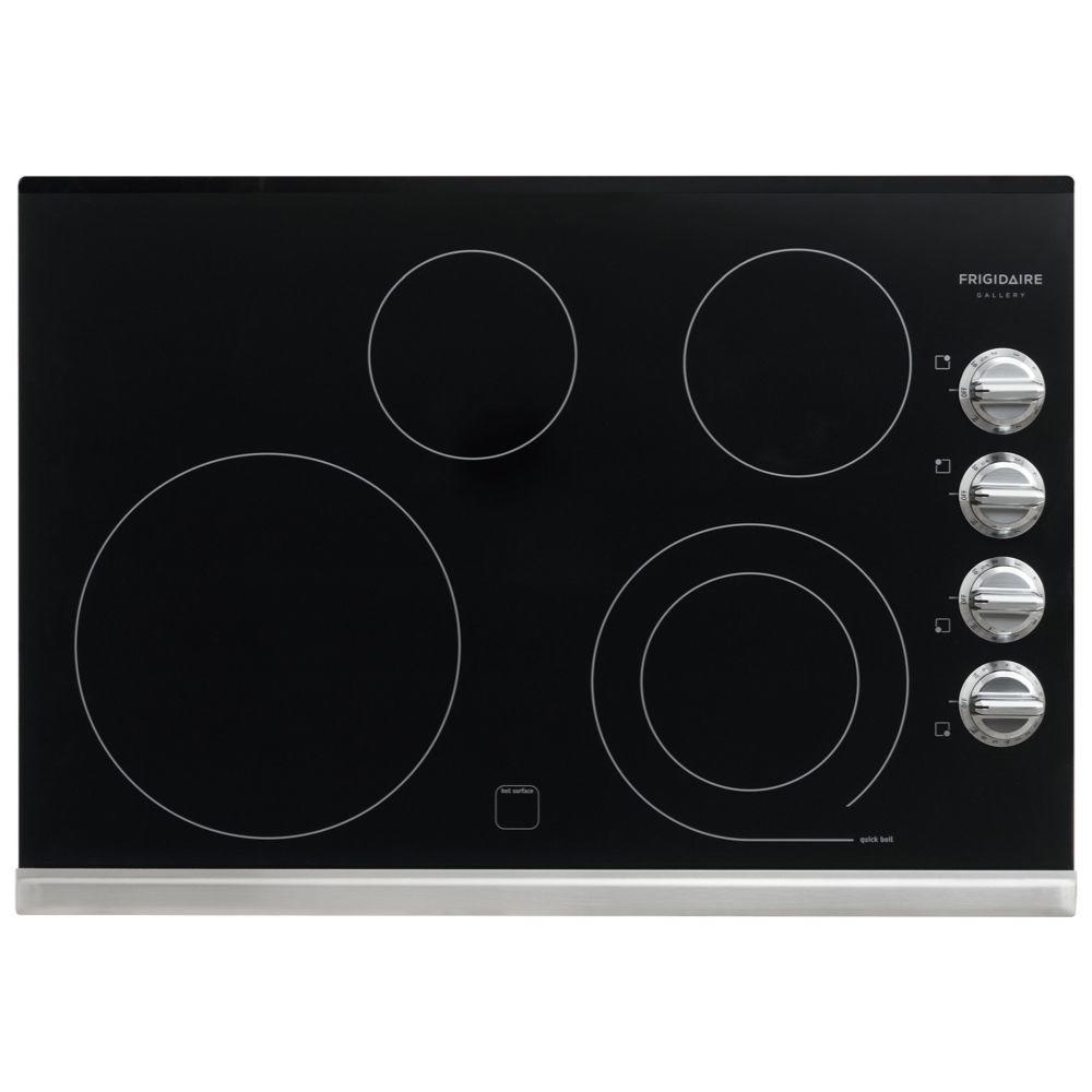 Frigidaire Gallery 30 in. Smooth Electric Cooktop in Stainless Steel
