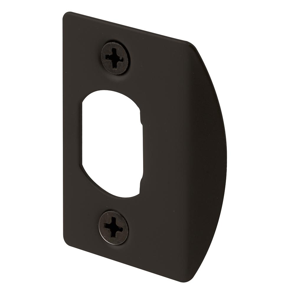 Bronze Standard Latch Strike Plates 2 Pack