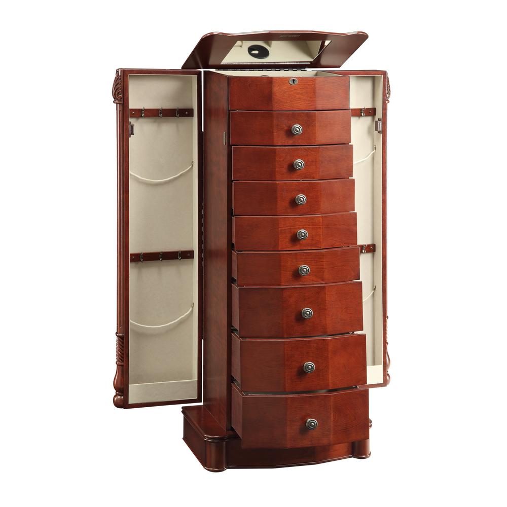 Powell Company Powell Madison Cherry Jewelry Armoire
