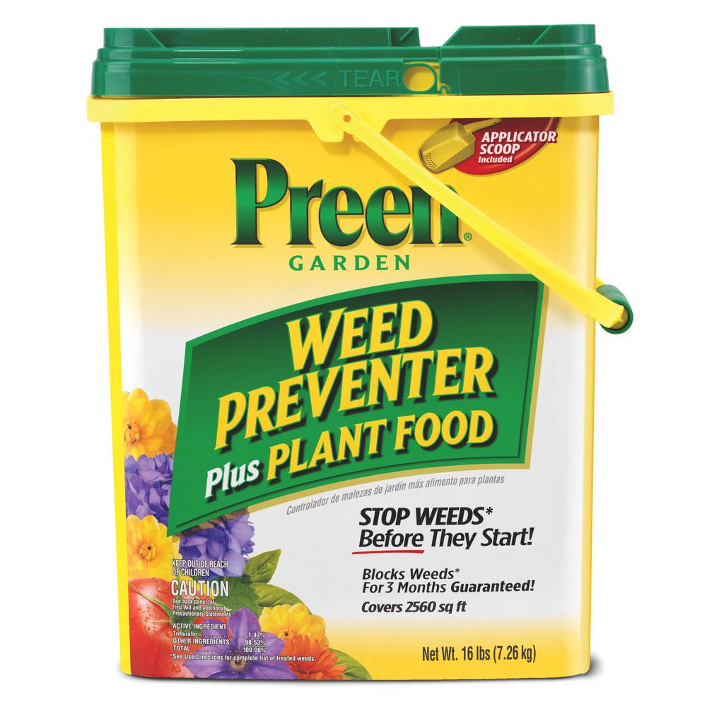 Preen 16 Lbs Granular Ready To Use Garden Weed Preventer Plus