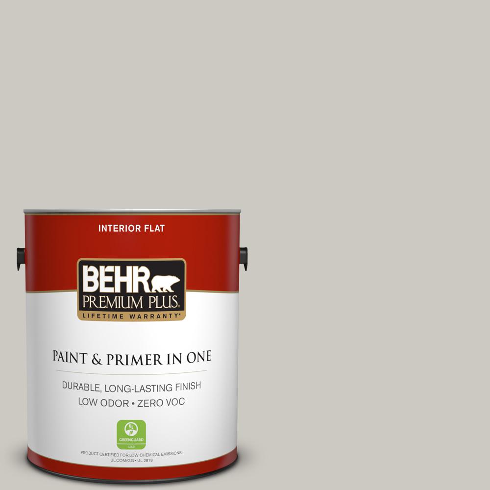 BEHR Premium Plus 1 gal. 790C3 Dolphin Fin Flat Zero VOC