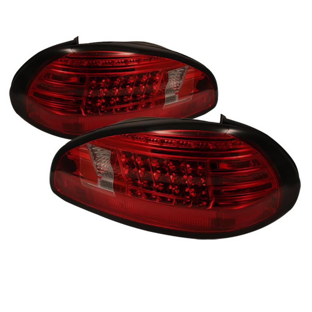 Fits Red Smoke 03-06 Silverado Sierra Philips-LED Perform Tail Lights Brake Lamp