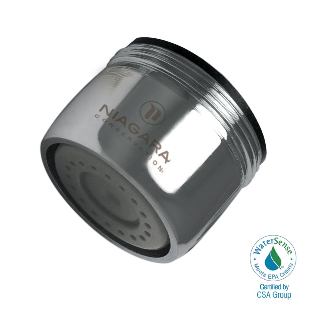 Niagara Conservation 0.5 GPM Dual Thread Needle Spray Faucet Aerator (6-Pack) by Niagara Conservation