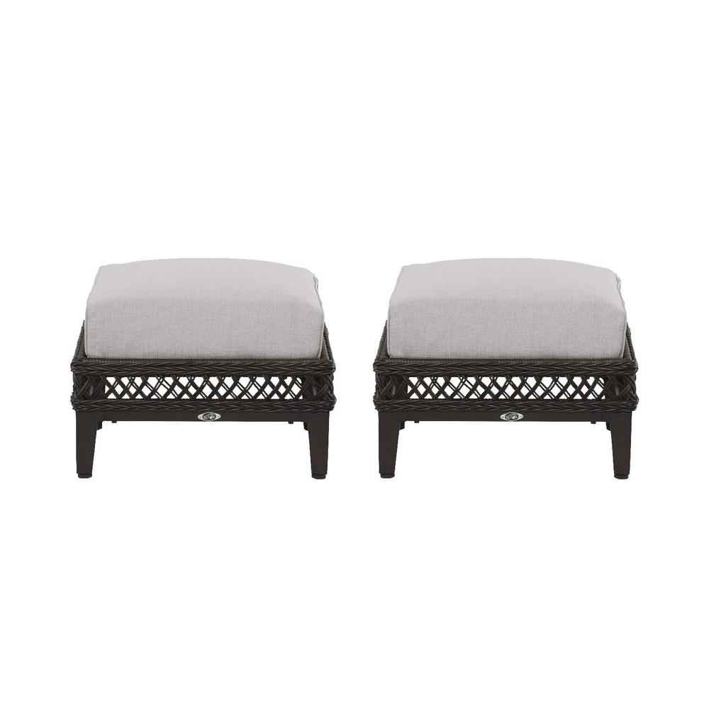 Gray - Outdoor Ottomans - Outdoor Lounge Furniture - The Home Depot