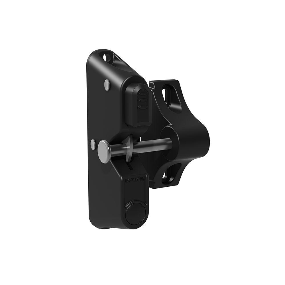 Everbilt Black Gate Latch-15462 - The Home Depot