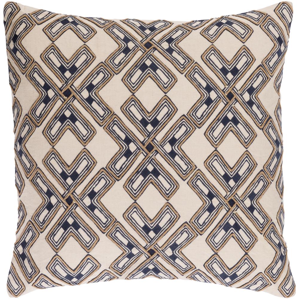 Artistic Weavers Furley Cream Graphic Polyester 18 In X 18 In