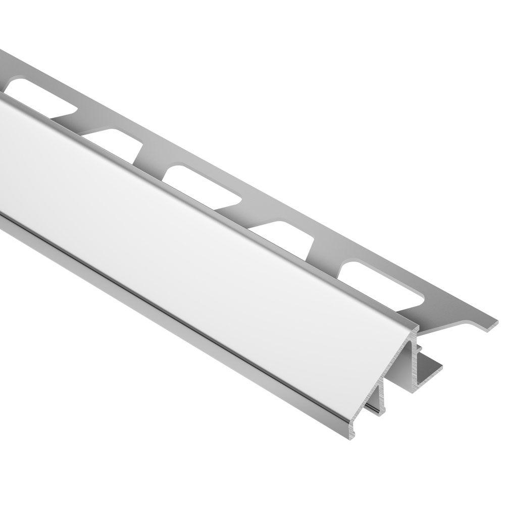 Schluter RenoU Bright Chrome Anodized Aluminum 1/2 in. x 8 ft. 21/2
