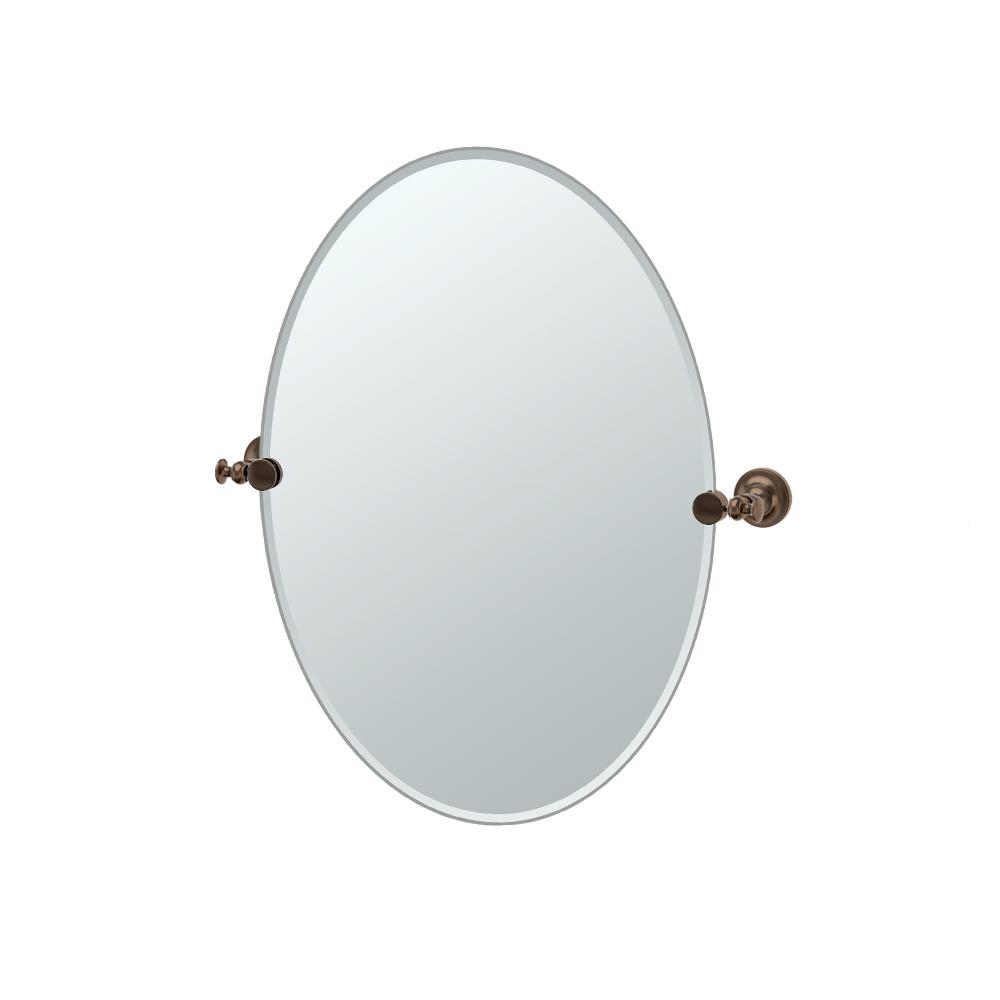 MOEN Gilcrest 26 in. x 23 in. Frameless Pivoting Wall Mirror in OilRubbed BronzeDN0892ORB