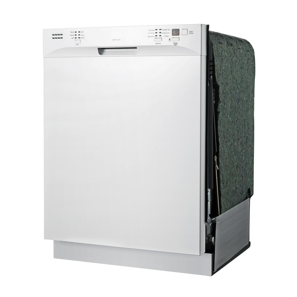 SPT ENERGY STAR 24 in. BuiltIn Dishwasher with Heated Drying in White