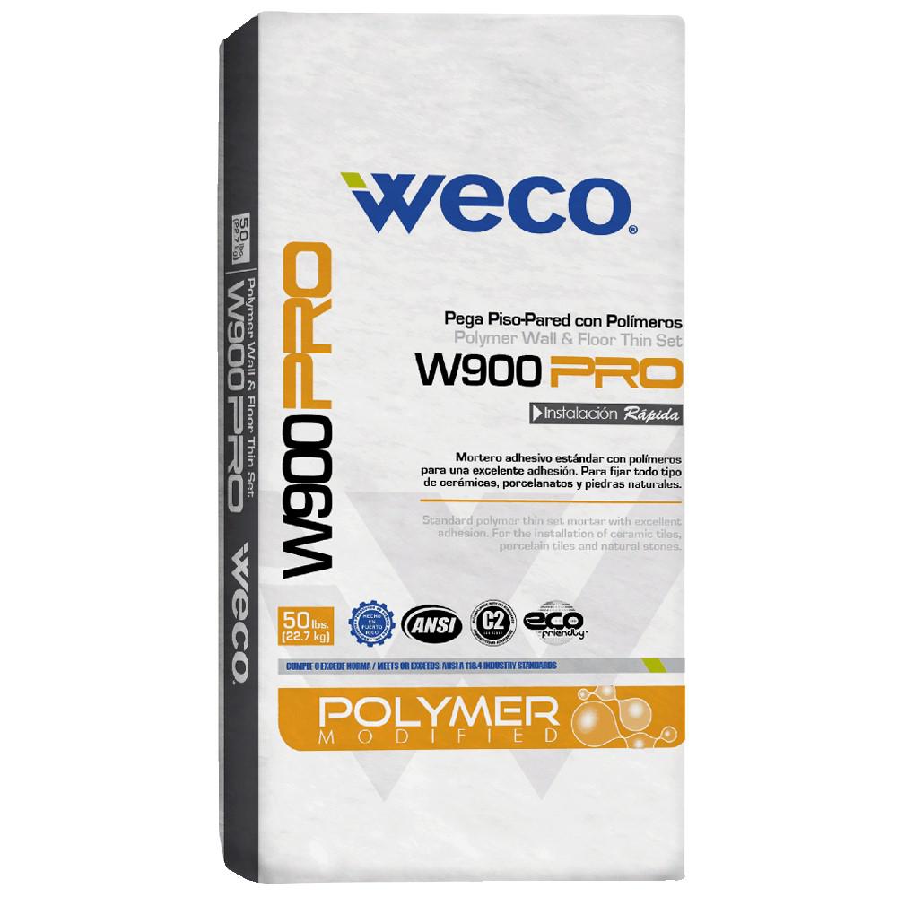 Weco W 900 Pro 50 Lb White Polymer Wall And Floor Thin Set We The Home Depot