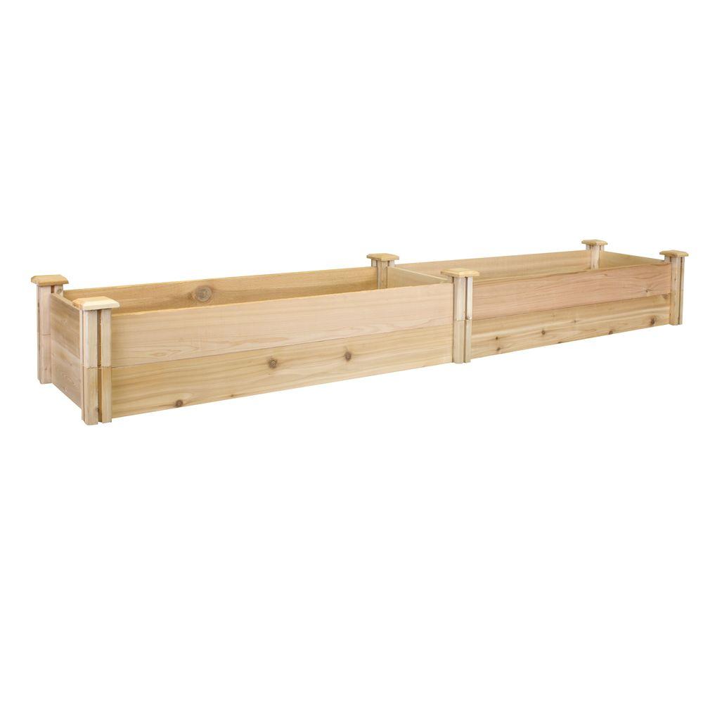 Cedar Raised Garden Beds Garden Center The Home Depot
