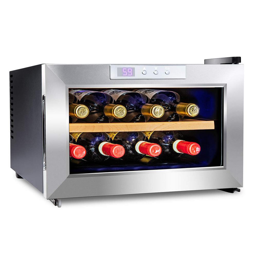 Ivation 8 Bottle Thermoelectric Countertop Freestanding Wine