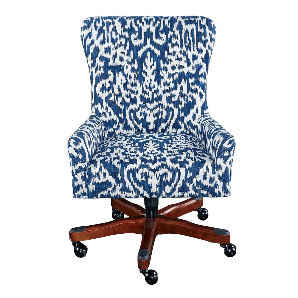 Linon Home Decor Marni Dark Walnut Office Chair Thd00729 The