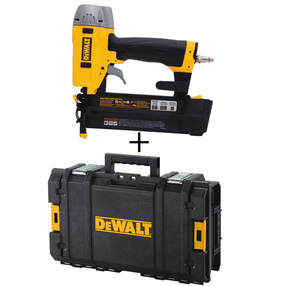 Dewalt 18-Gauge Pneumatic 2 inch Brad Nailer Kit with Bonus Tough System 22 inch... by DEWALT