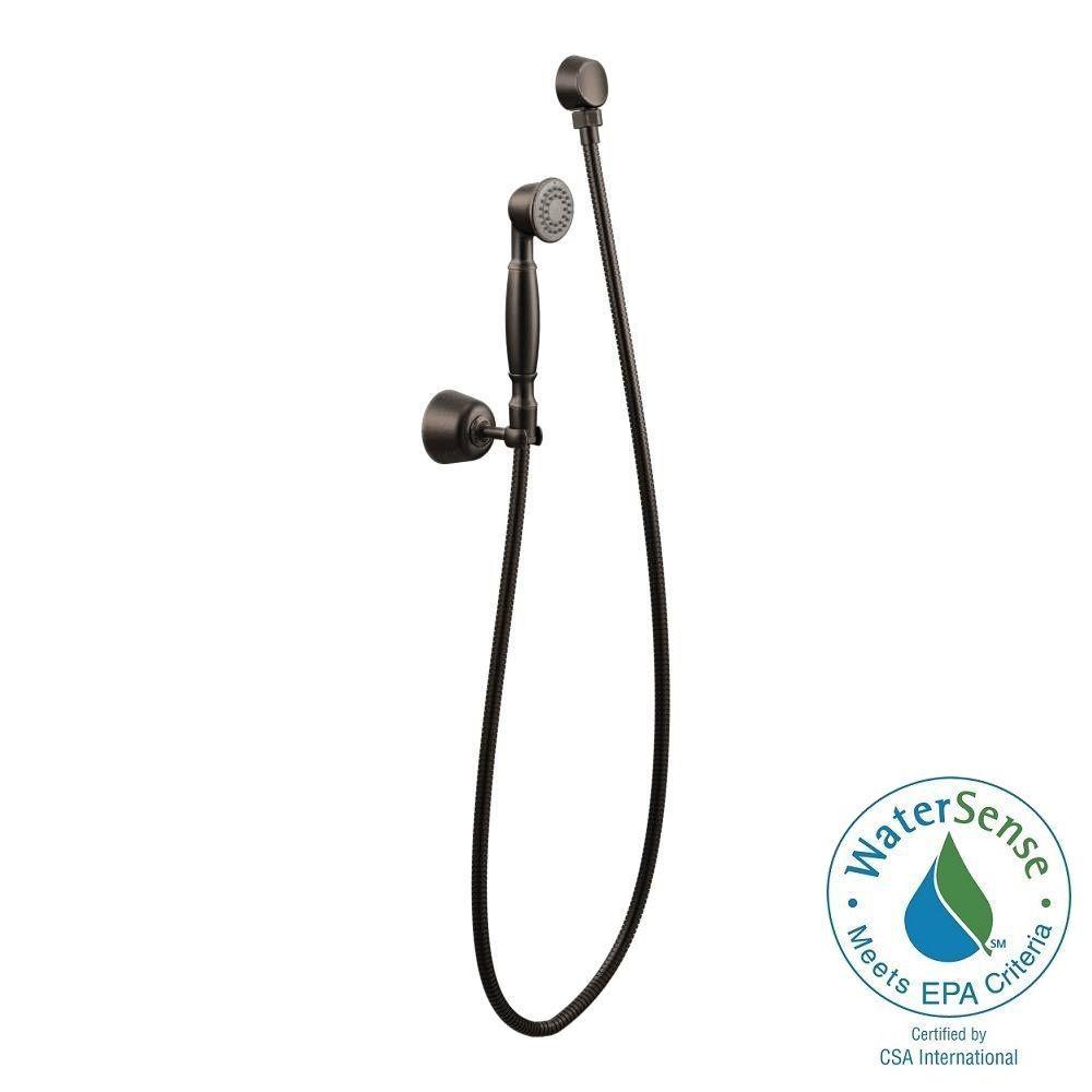 Moen 1 Spray Handheld Hand Shower In Oil Rubbed Bronze 3861eporb Moen 1 Spray Handheld Hand Shower In Oil Rubbed Bronze