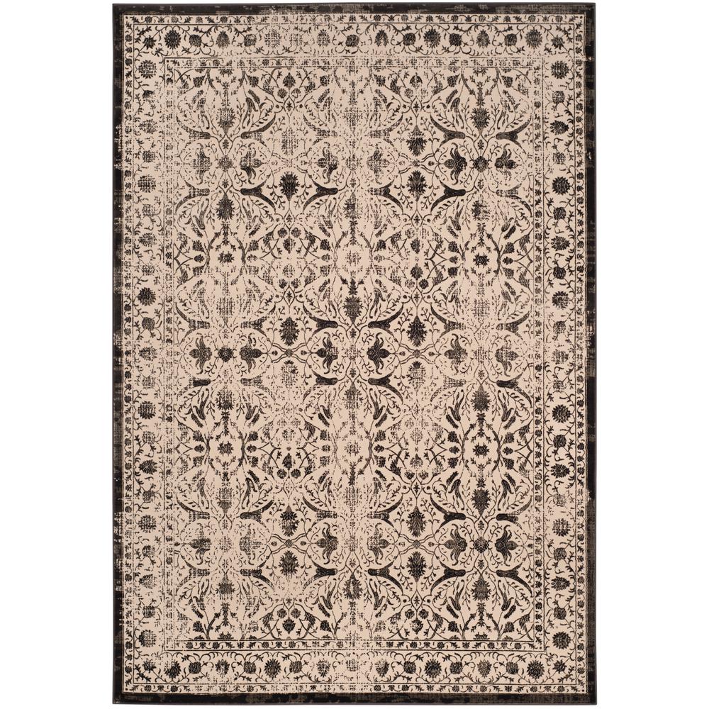 Safavieh Brilliance Cream/Black 9 ft. x 12 ft. Area Rug-BRL502C-9 - The