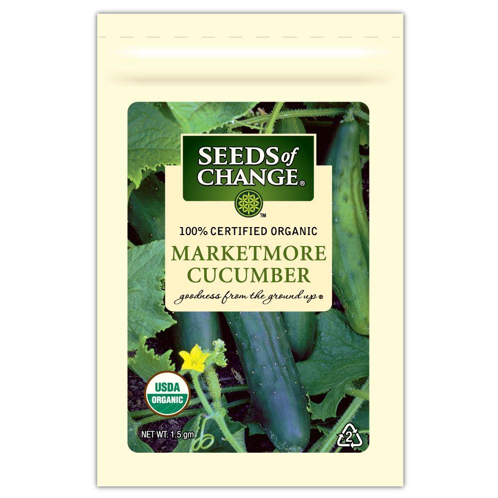 Seeds of Change Marketmore Cucumber Seed01024 The Home Depot