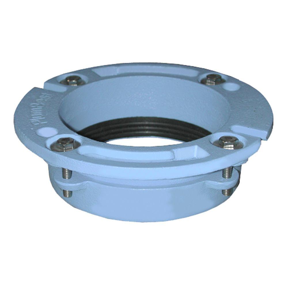 3 In. X 4 In. PVC DWV Offset Closet Flange-C4848AHD43 - The Home Depot