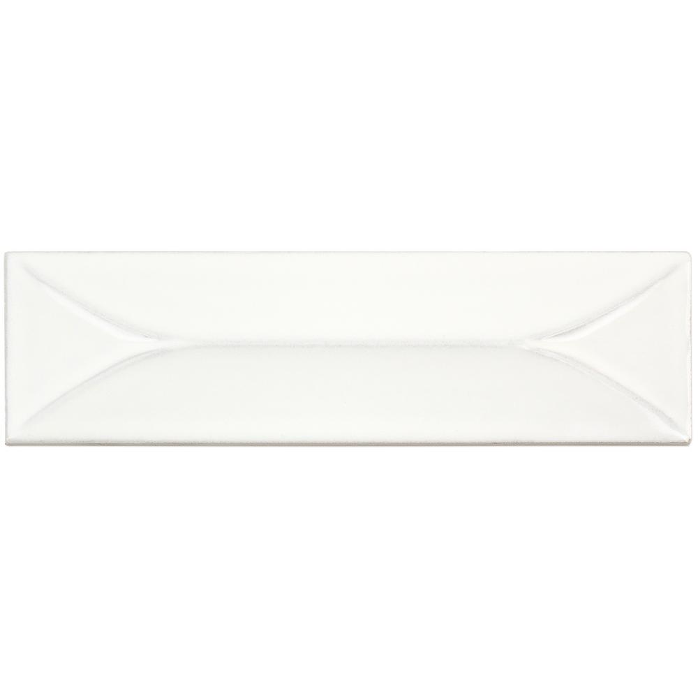 One Antique Ceramic White Subway Tile 3 x 6 More Available Vtg JB Owens 420-20B