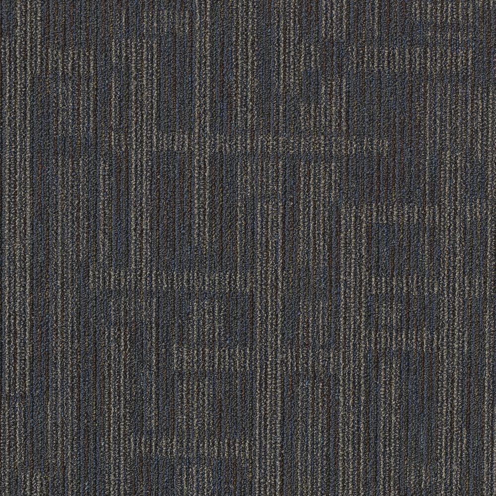 TrafficMaster Planner Blue Loop 24 in. x 24 in. Modular Carpet Tile Kit ...