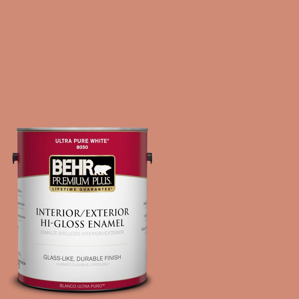 BEHR Premium Plus 1 Gal M190 5 Fireplace Glow Hi Gloss Enamel   Fireplace Glow Behr Premium Plus Paint Colors 840001 64 1000 