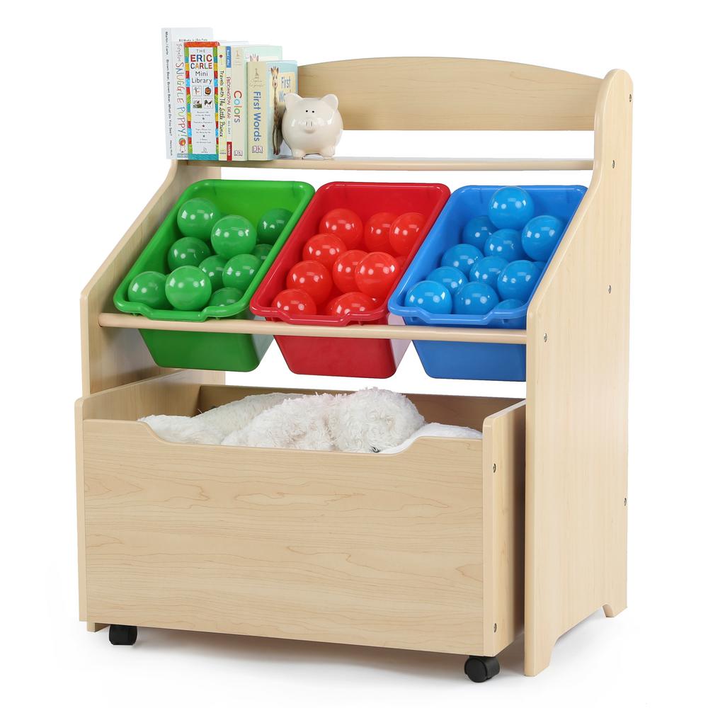 3 tier toy storage unit