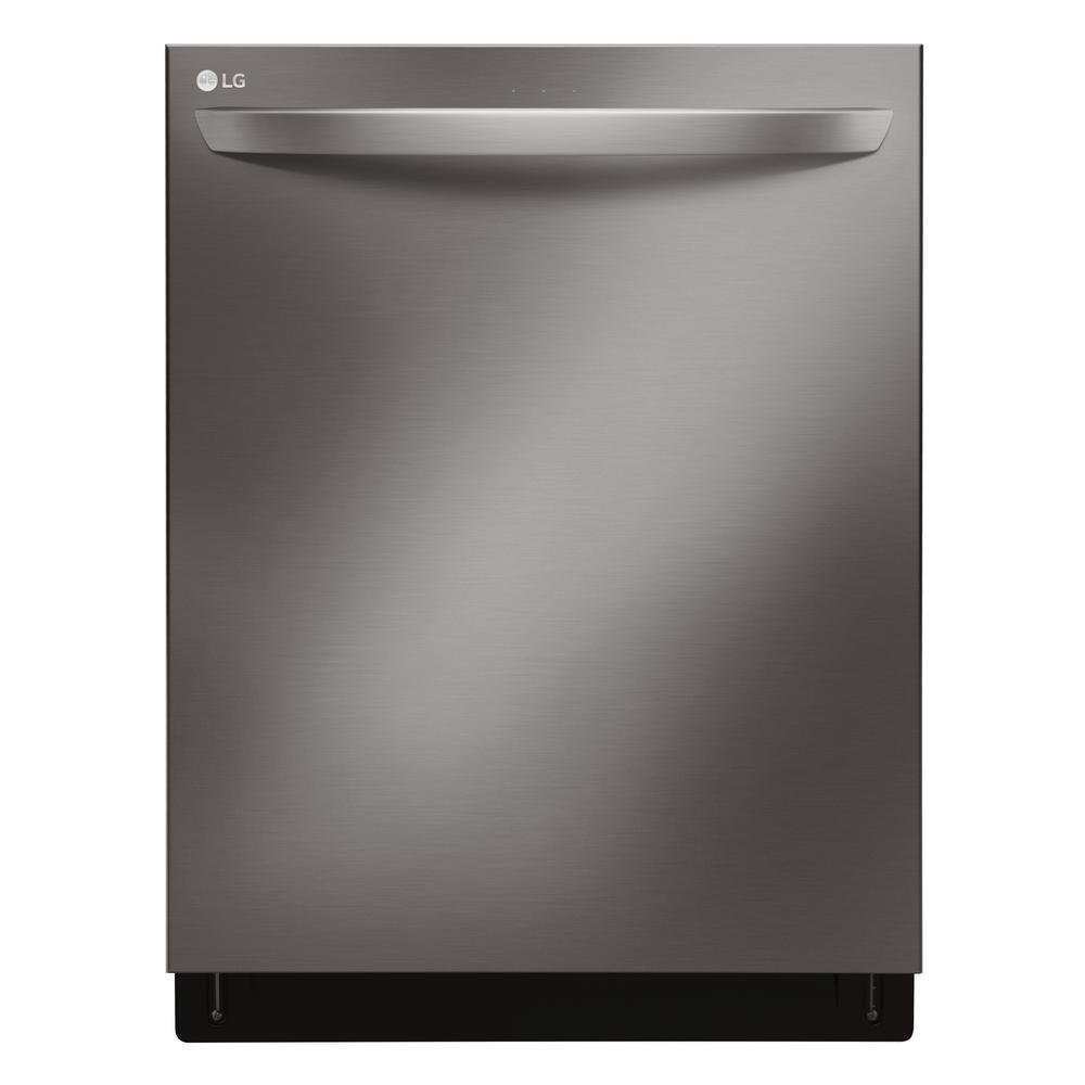 KitchenAid Top Control Dishwasher with Window in Black Stainless with