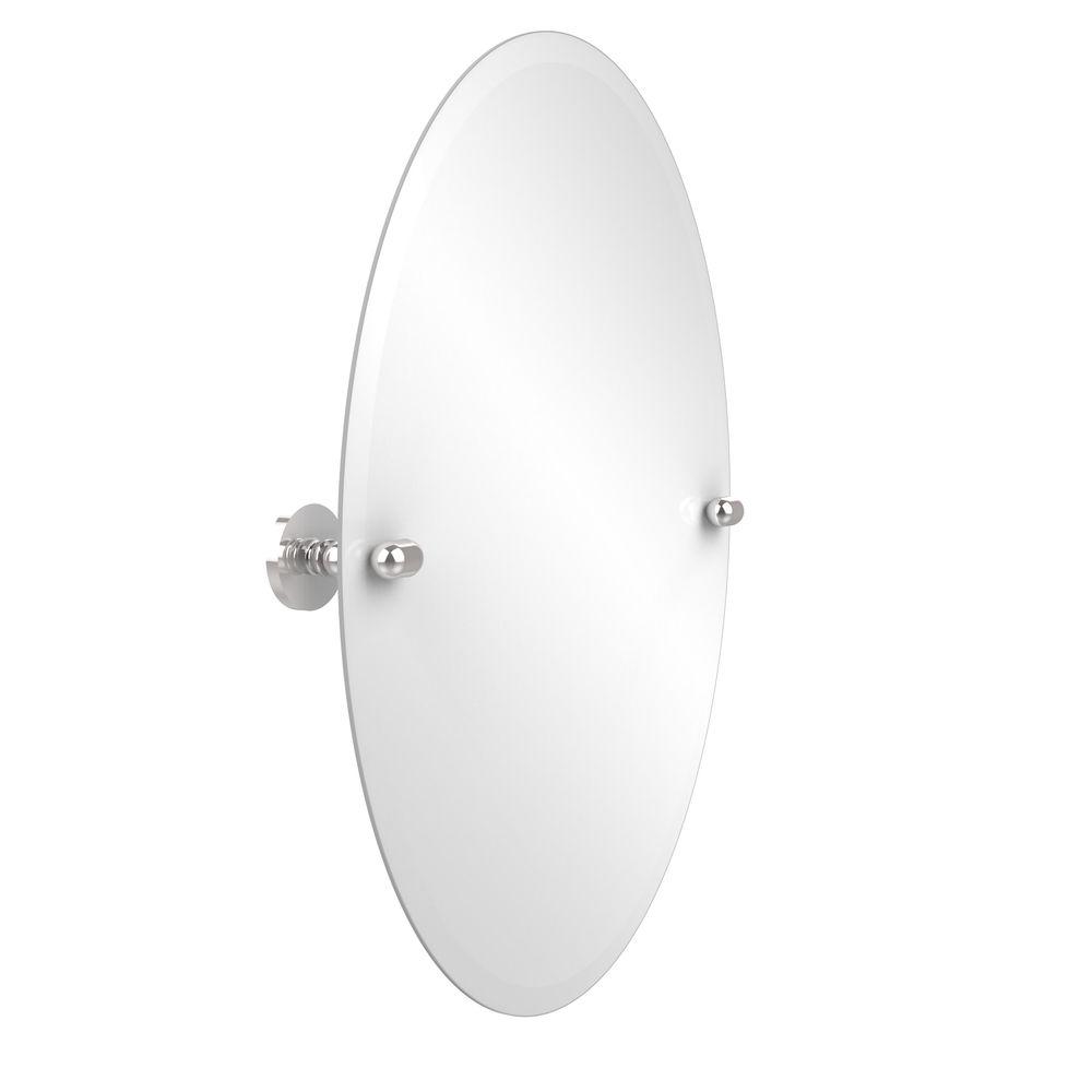 Allied Br Tango Collection 21 In X 29 Frameless Oval Single Allied Br Tango Collection 21 In X 29 Frameless Oval Single Tilt Mirror