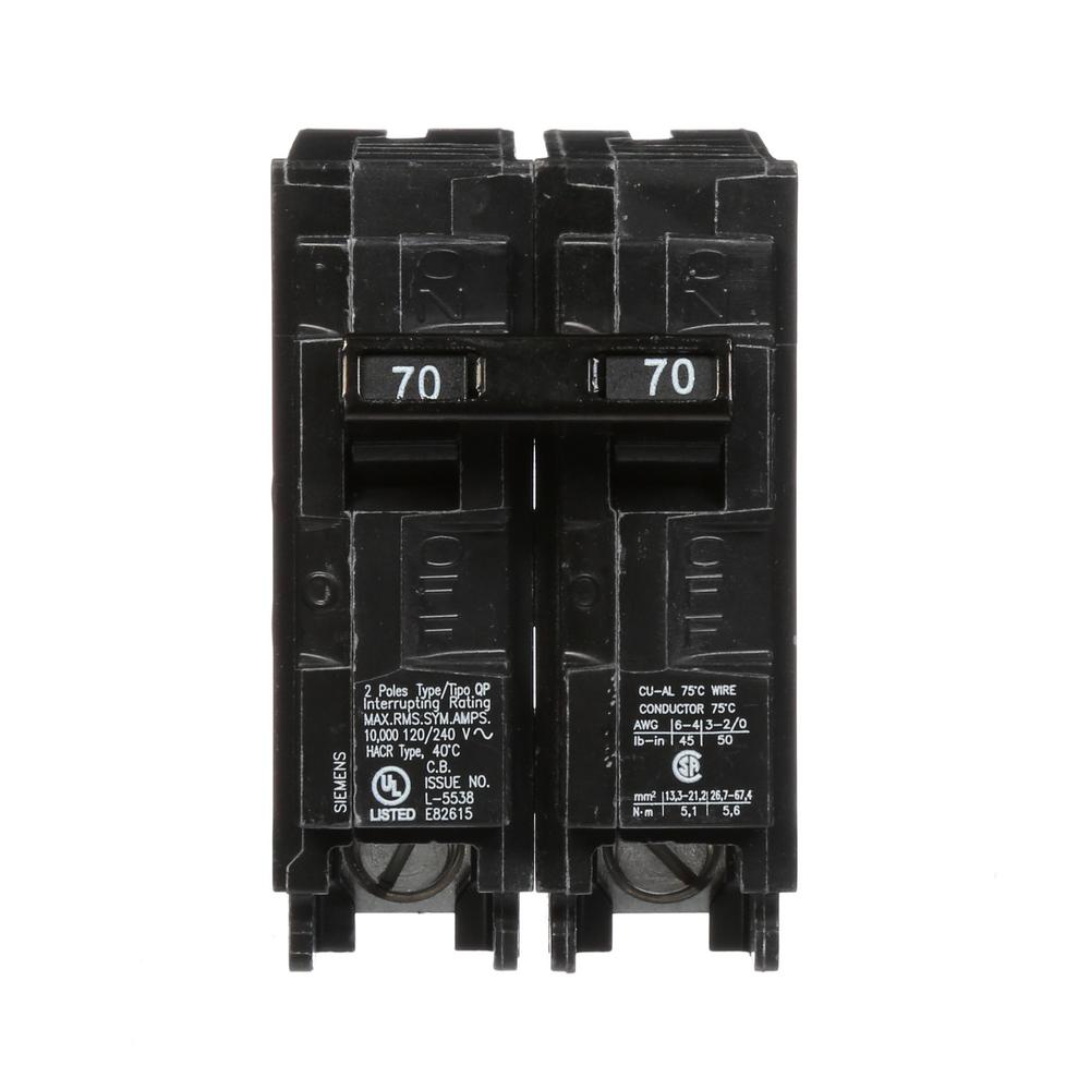 MP290 90-Amp Double Pole Type MP-T Circuit Breaker Murray