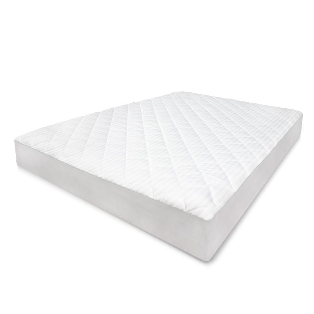 BioPEDIC 300 Thread Count Queen Memory Fiber Filled Mattress Pad94141 The Home Depot