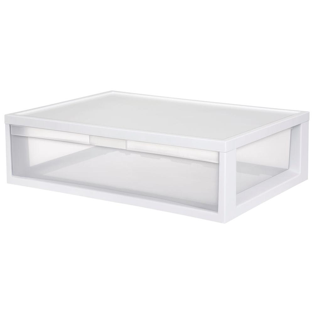 Sterilite 17 125 In D X 24 W 7 H 1 Compartment Plastic Sterilite 17 125 In D X 24 W 7 H 1